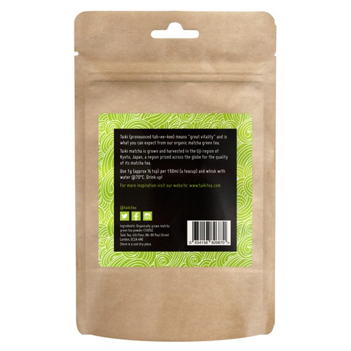 Taiki Tea Premium Organic Ceremonial Matcha Packet