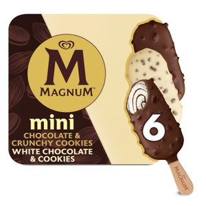 Magnum White Chocolate Ice Cream Sticks 3x 100 ml
