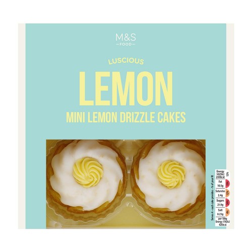M&S Mini Lemon Drizzle Cakes