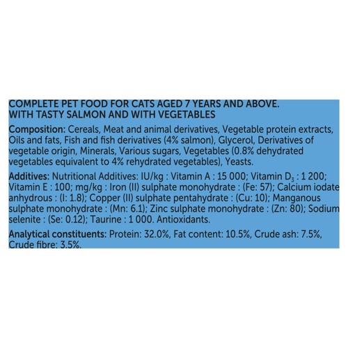 Felix Doubly Delicious Senior 7+ Salmon & Vegetables Dry Cat Food