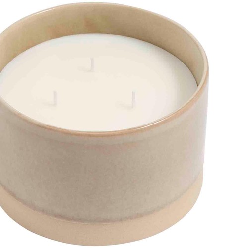 M&S Scentiments Slow Morning 3 Wick Candle, Natural