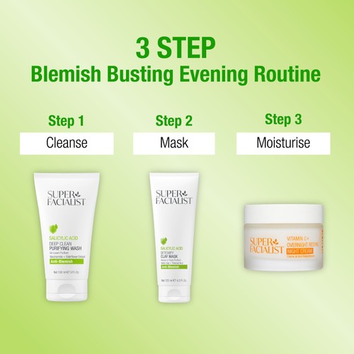 Super Facialist Salicylic Acid Anti Blemish Purifying Cleansing Wash