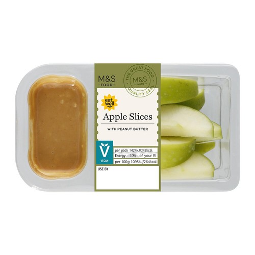 M&S Apple Slices & Peanut Butter Dip