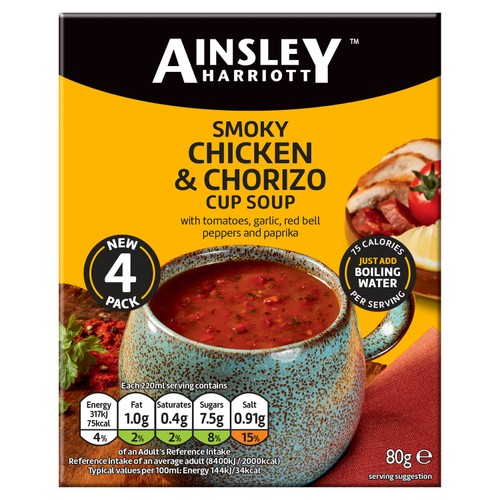 Ainsley Harriott Smoky Chicken & Chorizo Cup Soup