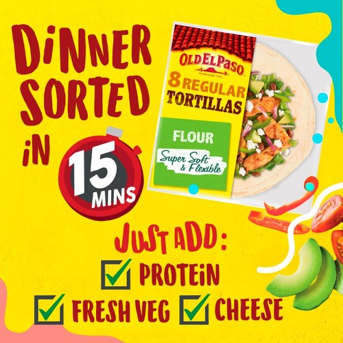 Old El Paso Flour Tortilla Fajita Wraps