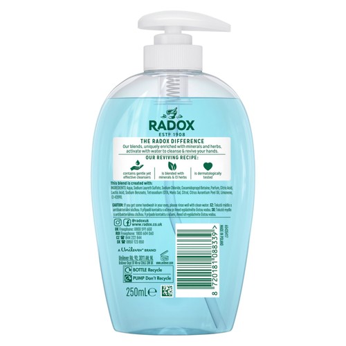 Radox Anti Bac Replenishing Liquid Hand Wash 