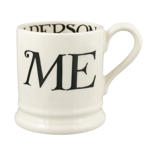 Emma Bridgewater Black Toast You & Me 1/2 Pint Mugs Boxed