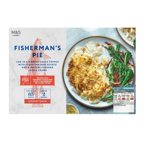 M&S Potato Topped Fisherman's Pie Frozen 700g