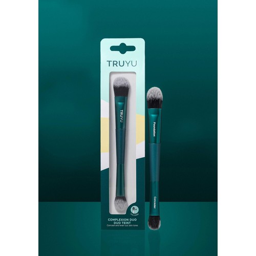 TRUYU Complexion Brush Duo