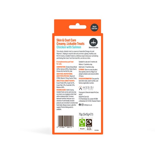 HiLife Functional Cat Licks Skin & Coat Care