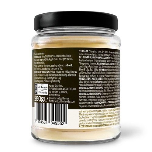 Hunter & Gather Olive Oil Mayonnaise