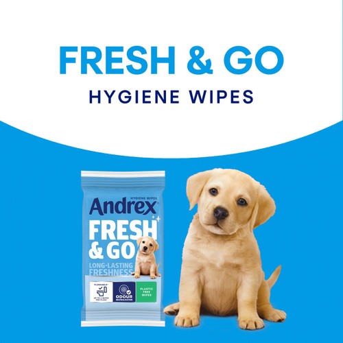 Andrex Fresh and Go Flushable Hygiene Wipes Travel Pack