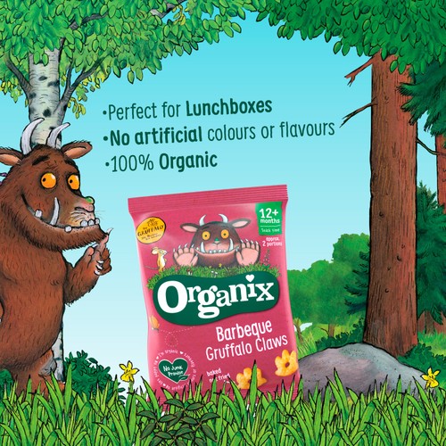 Organix Gruffalo Biscuits Toddler Snack Multipack 12+ Months