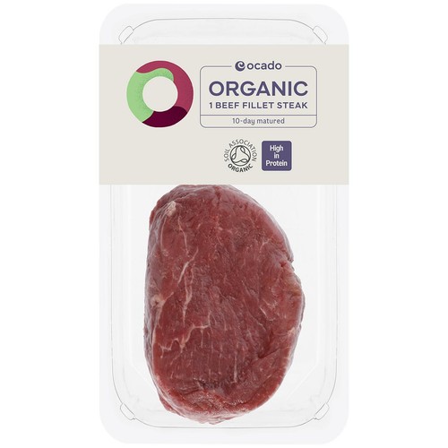 Ocado Organic 1 Beef Fillet Steak