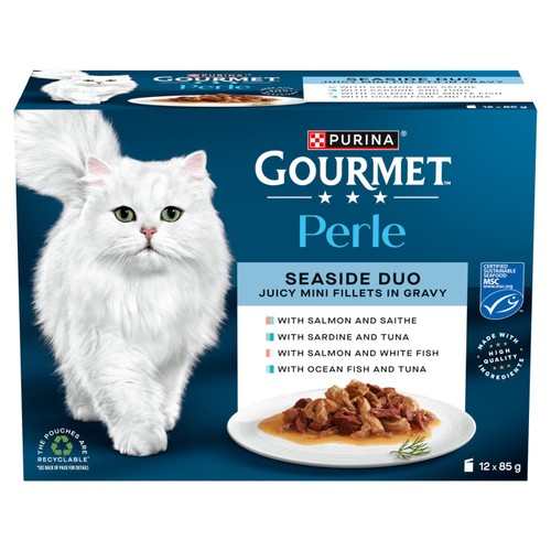 Gourmet Perle Seaside Duo in Gravy Wet Cat Food