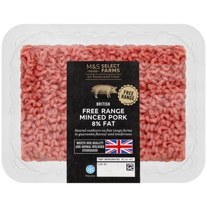 M&S British Free Range Minced Pork 8% Fat