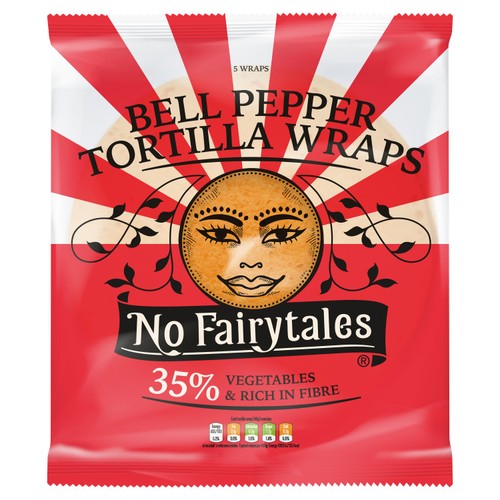 No Fairytales Bell Pepper Tortilla Wraps