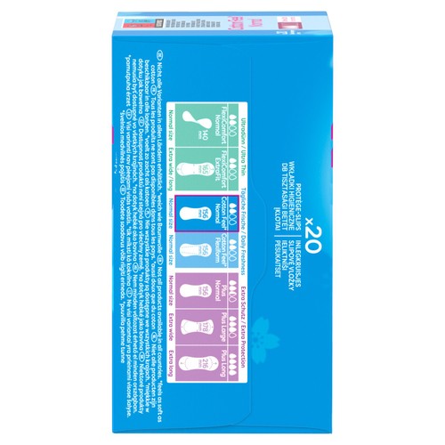 Carefree Cotton Breathable Pantyliners Single Wrapped