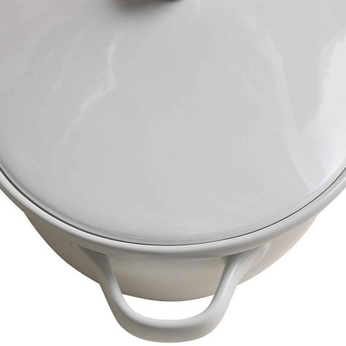 M&S Maxim Ceramic Casserole Dish, One Size, White