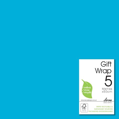 Blue Gift Wrap Roll