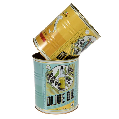 Rex London Medium Storage Tins Olive Oil