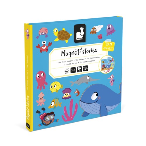 The Seabed, Magneti'stories, Magnetic Book With 30 Magnets