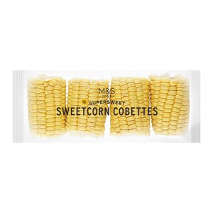 M&S 4 Sweetcorn Cobettes