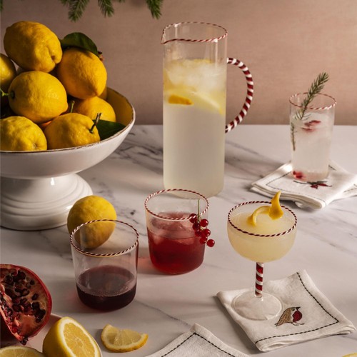 Daylesford Organic Stella Red Short Tumbler Glass