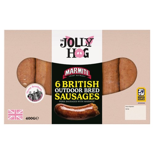 The Jolly Hog Pork & Marmite Sausages