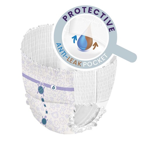 Ocado Kiddo Ultra-Dry Nappy Pants Size 6 (16kg+)