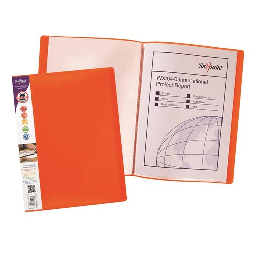 Snopake Rainbow Display Book. 24 Pocket / 48 Sides to view