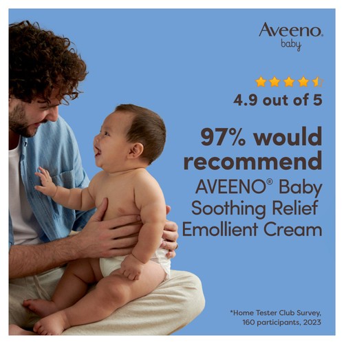Aveeno Baby Soothing Relief Emollient Cream for Dry Sensitive Skin