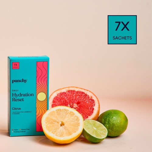Punchy Citrus Electrolyte Sachets 