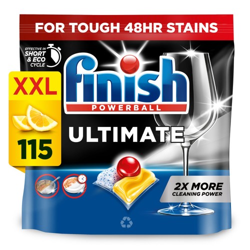 Finish Ultimate All in One Dishwasher tabs Lemon