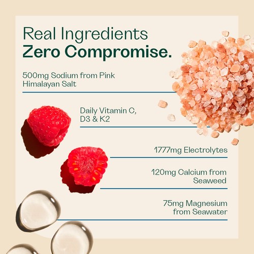 Rheal Raspberry Daily Hydration Electrolytes