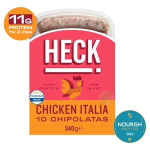 HECK Low Fat 10 Chicken Italia Chipolatas