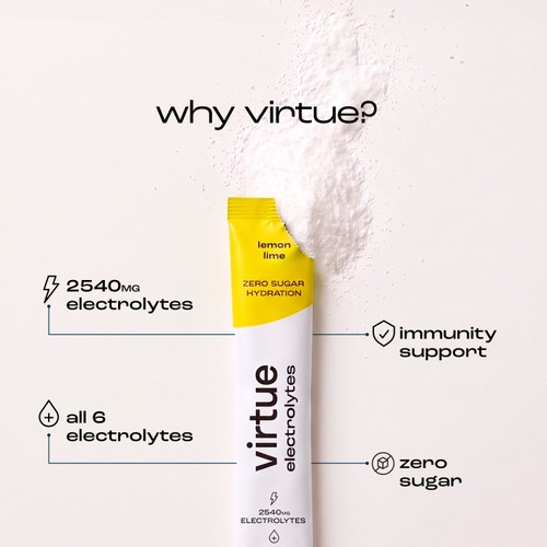 Virtue Electrolytes Hydration - Lemon Lime