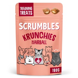 Scrumbles Cat Treats Anti-Hairball Krunchies