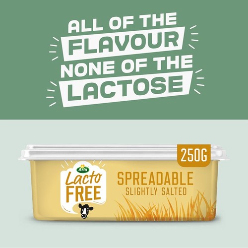 Arla LactoFREE Slightly Salted Spreadable Butter