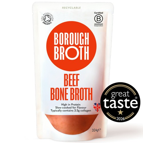 Borough Broth Grass-Fed Organic Beef Bone Broth