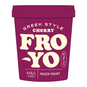 Greek Style Cherry Fro-Yo