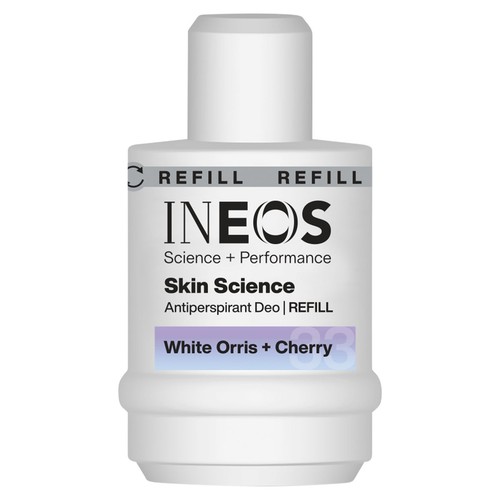 INEOS Antiperspirant Deodorant Roll On Refill White Orris & Cherry