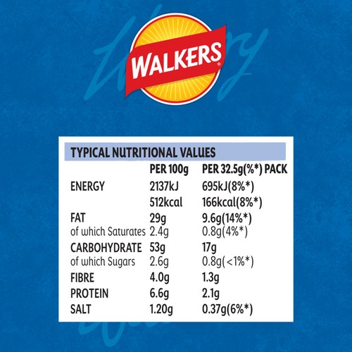 Walkers Cheese & Onion Crisps