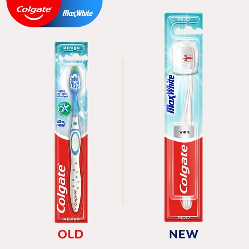 Colgate Max White Teeth Whitening Medium Manual Toothbrush