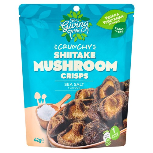 Giving Tree Vacuum Fried Mixed Shitake Mushroom Sea Salt