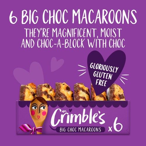 Mrs Crimble's Gluten Free 6 Large Chocolate Macaroons