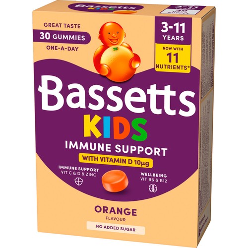 Bassetts Vitamins Immune Support Orange 3-11 years