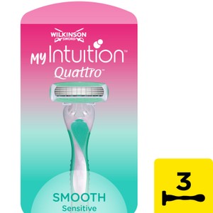 Wilkinson Sword Intuition Quattro Smooth Disposable 3s