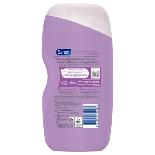 Sanex Skin Therapy Anti-Irritation Body Wash Shower Gel 450ml