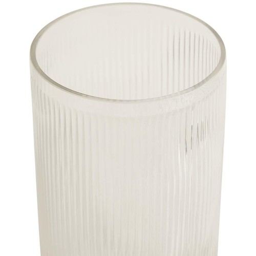 M&S Collection Glass Ribbed Vase